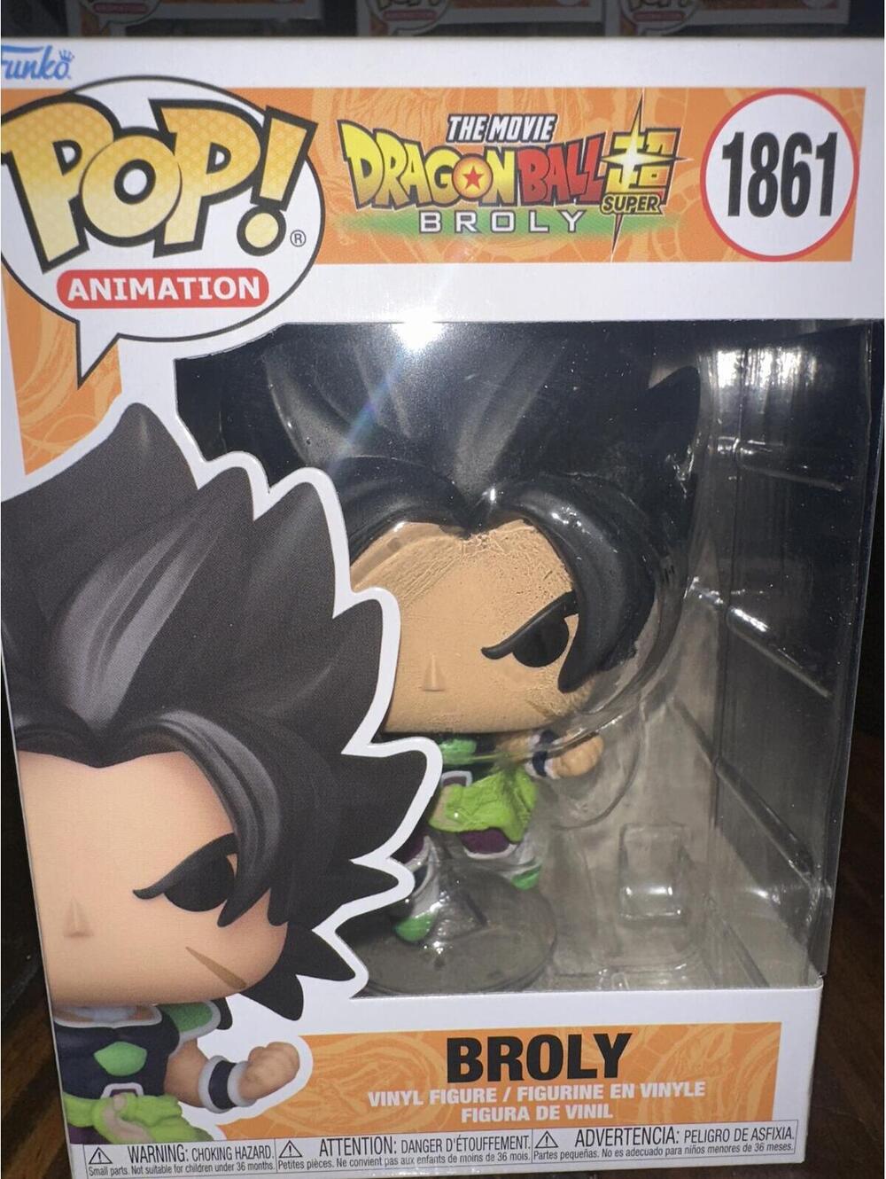 Funko Pop Animation Dragon Ball Super Broly Vinyl Figure #1861